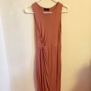 Pink Two Hearts Maternity Dress